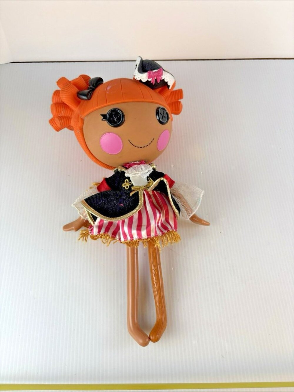 Lalaloopsy Fashion Doll 12in Orange Curly Hair Pirate Peggy Outfit